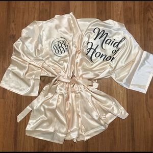 Bridesmaids Robes, Bridal Party Robes, Kimono Robe